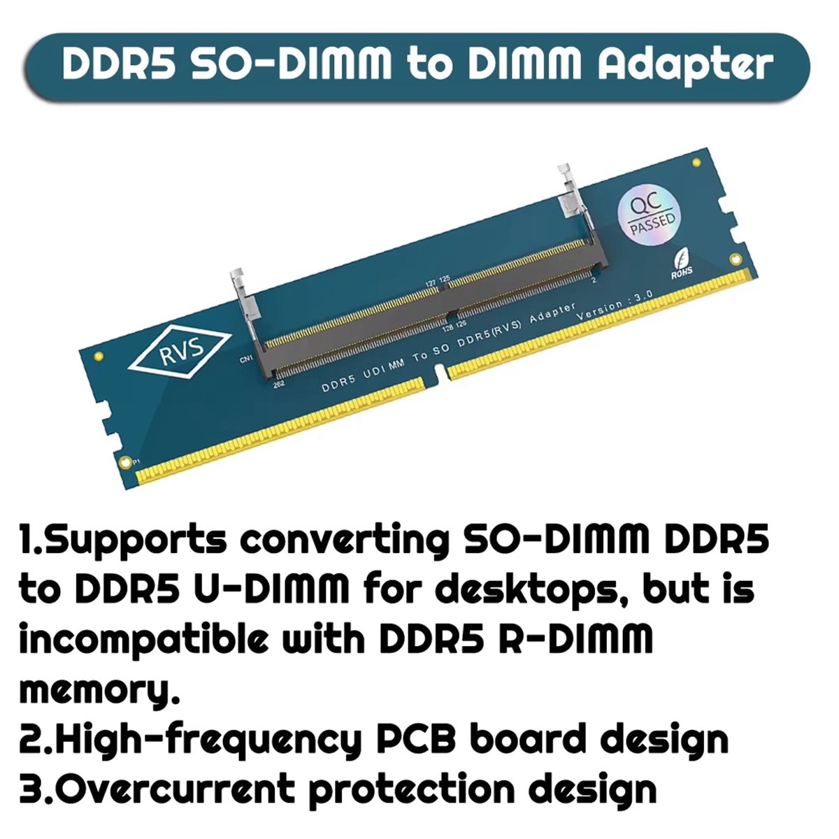 Adaptateur de mémoire T35C 2PC - Ddr5 Laptop Ram avis et prix