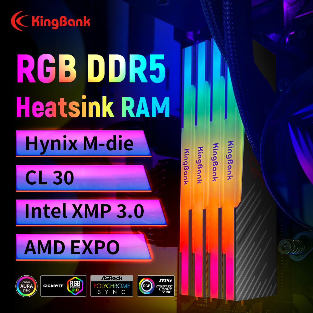 KingBank KRRB DDR5 RGB Série S - Ddr5 4800Mhz avis et prix